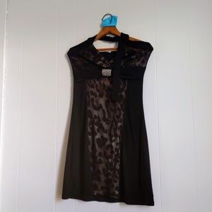Halter Cheetah Print Dress
